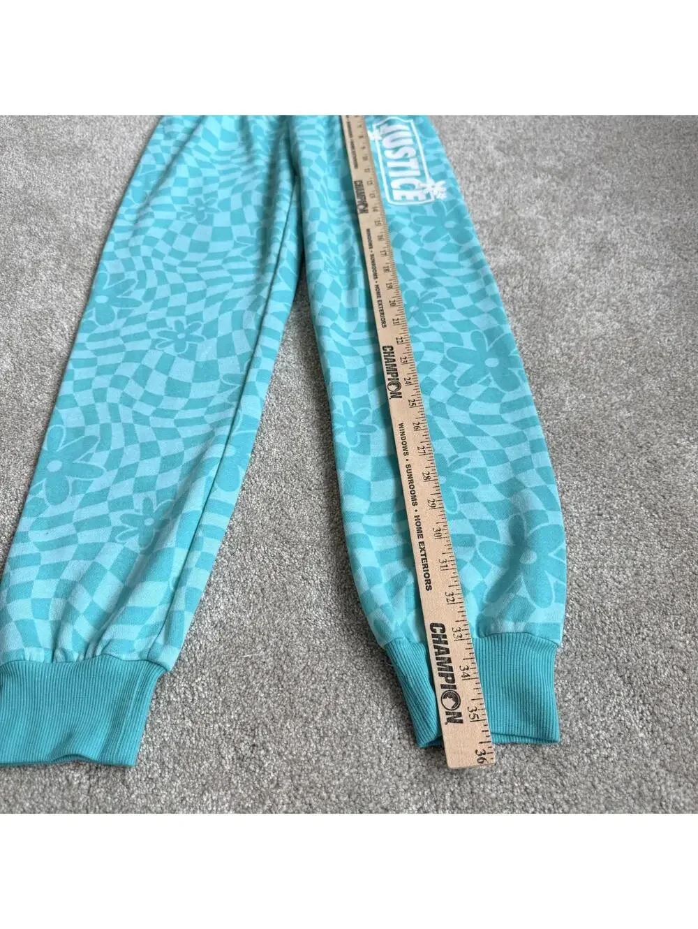 Justice Girls Jogger Sweatpants Size L (12/14) Teal